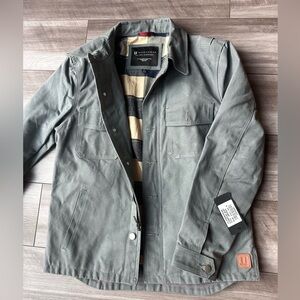Men's Gray Wax Canvas Jacket